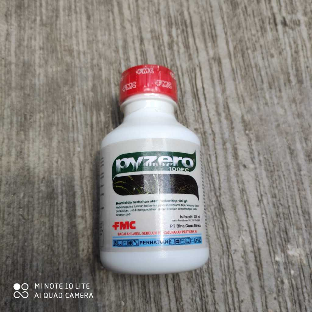 Herbisida purna tumbuh khusus tanaman padi PYZERO100ec isi 200ml dari FMC