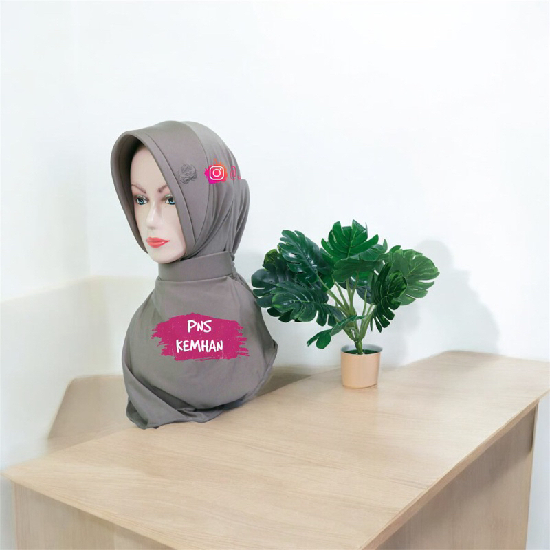 JILBAB DINAS INSTAN PNS KEMHAN ANTI TEMBEM