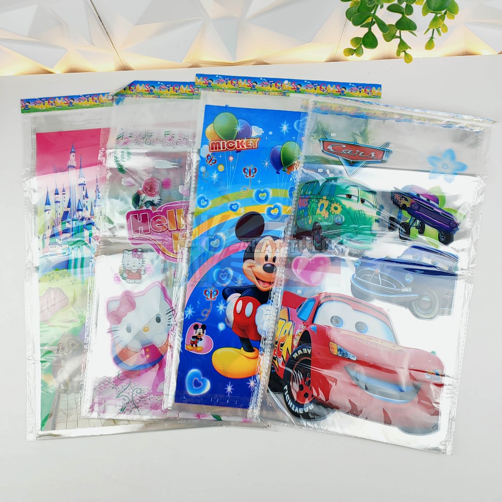 

Plastik Ulang Tahun Besar 23x45 Plastik 10Lembar Snack Ultah / Souvenir Ulang Tahun Karakter