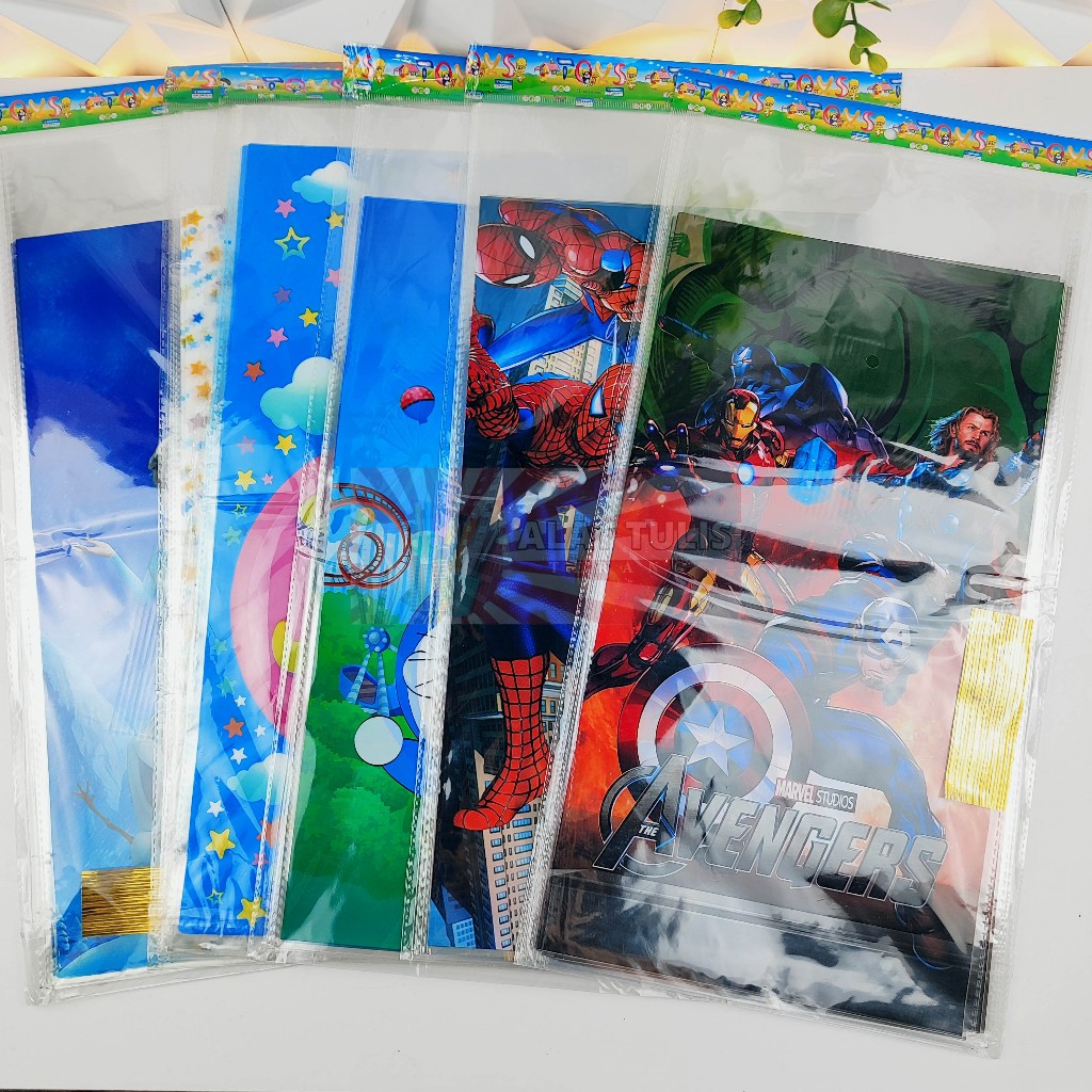 

Plastik Ulang Tahun Jumbo 25x50 Plastik 10Lembar Snack Ultah / Souvenir Ulang Tahun Karakter