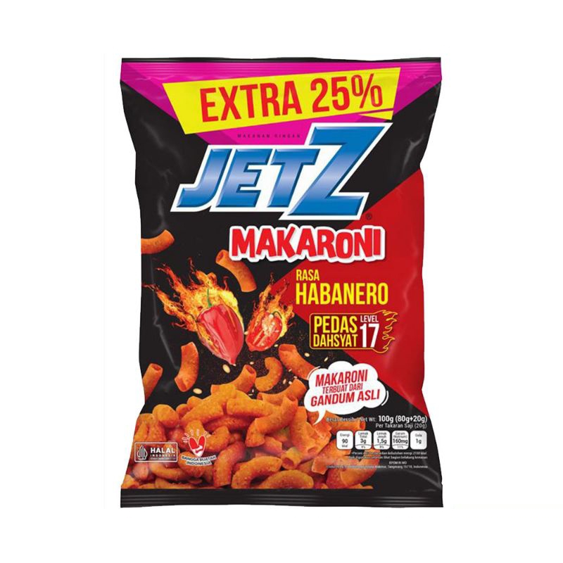 

Jetz Makaroni Habanero 100gr