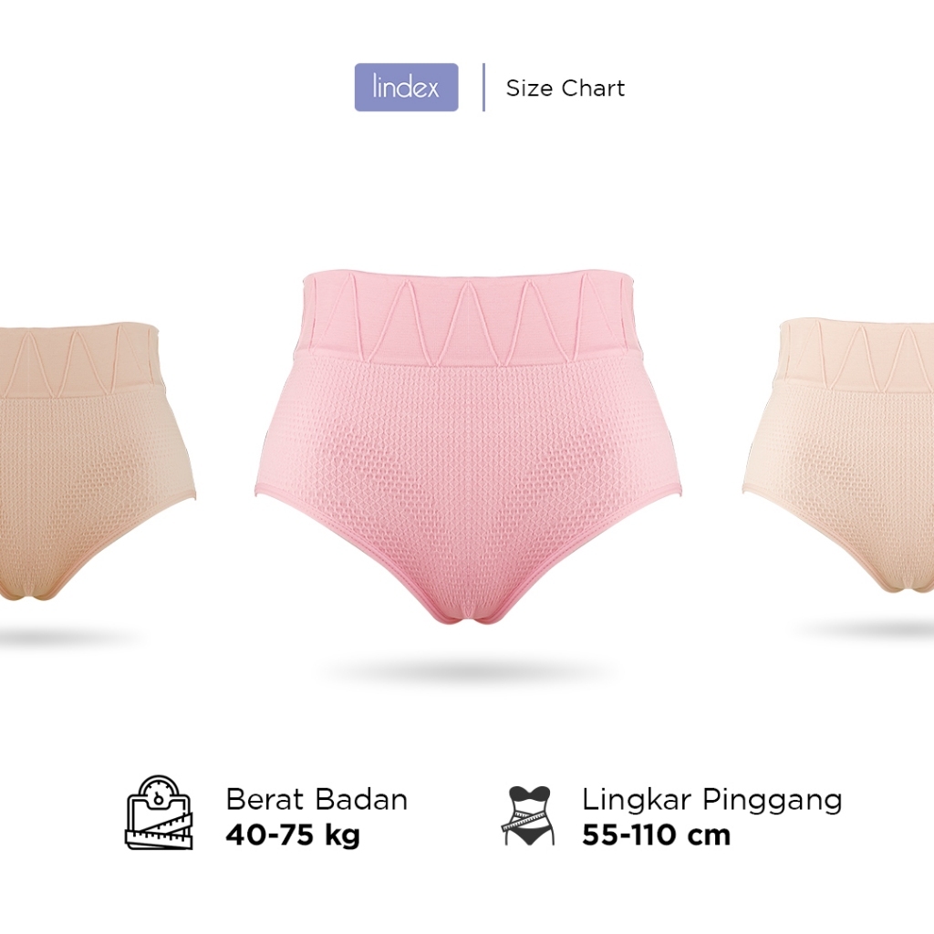 LINDEX Celana Dalam Panty Midi CD Wanita Midi W010