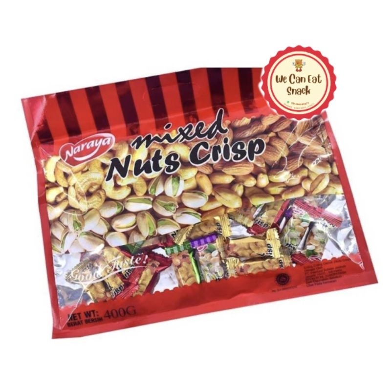 

Naraya Mixed Nuts Crisp Permen Kacang 400gr