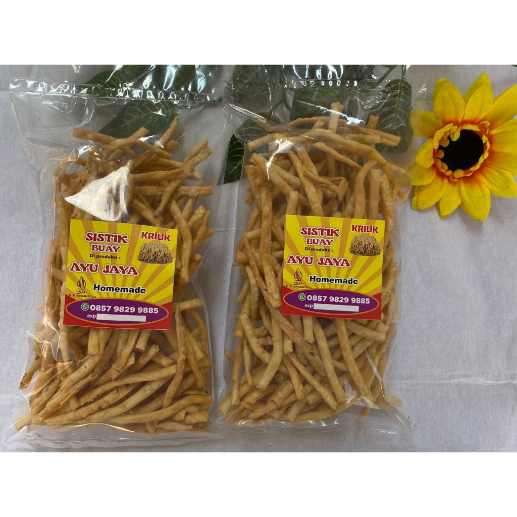 

Cemilan Gurih Sistik Daun Bawang Original 1 Kg/1000gr Bisa COD