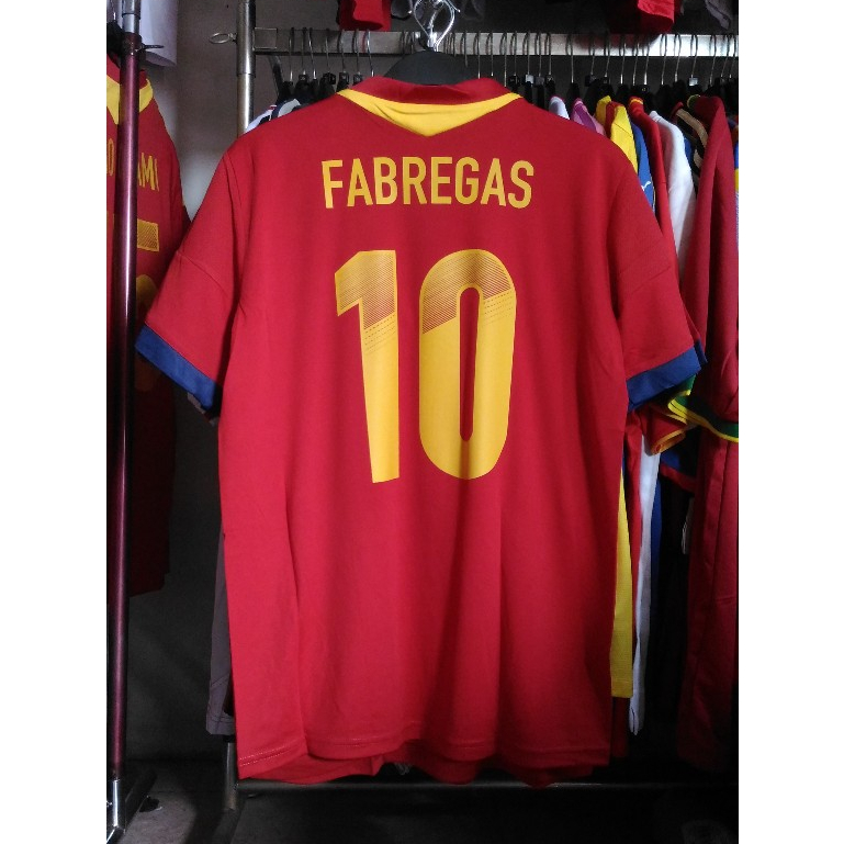 Jersey Bola Retro GO Spanyol 2013 Home FABREGAS 10