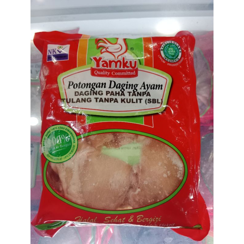 

Daging paha tanpa kulit dan tulang (SBL) YAMKU 500 GR