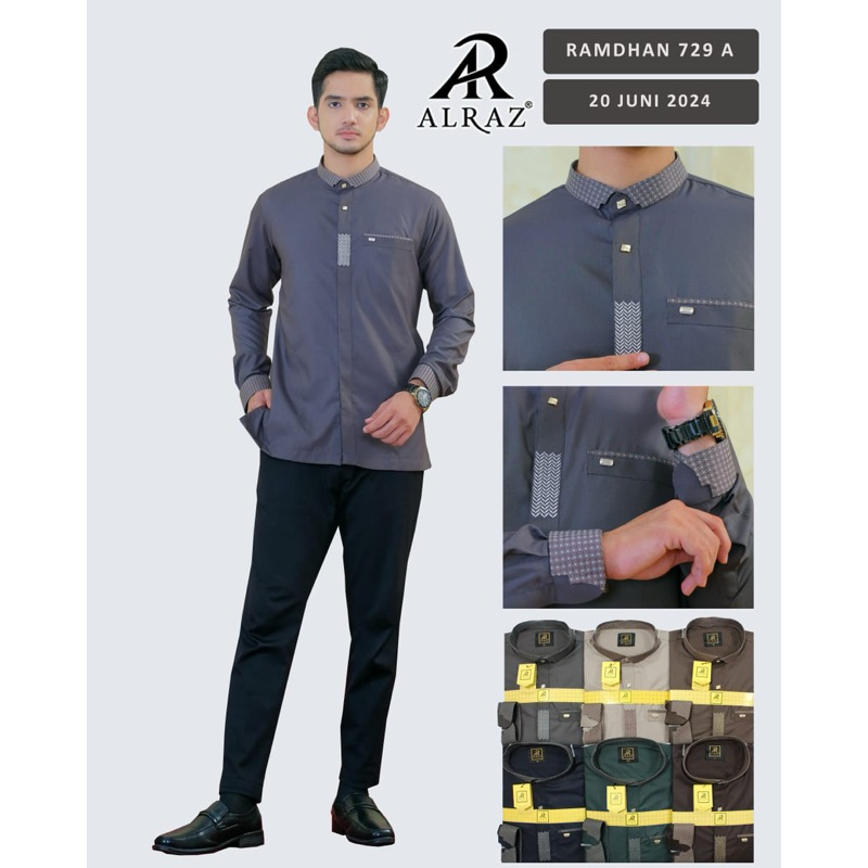 koko alraz model ramdan warna lengan panjang alraz baju muslim