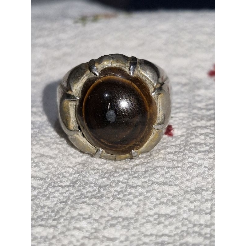 Batu Akik Lawasan Bulu Macan Puser Asli Batu Alam by Bertuah Gemstone