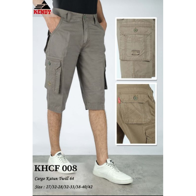 celana cargo kendy pendek pria original