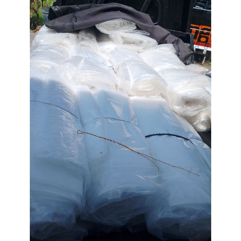 PLASTIK COR 7 x 7 LAPIS UV TEBAL 0,20 BEKAS