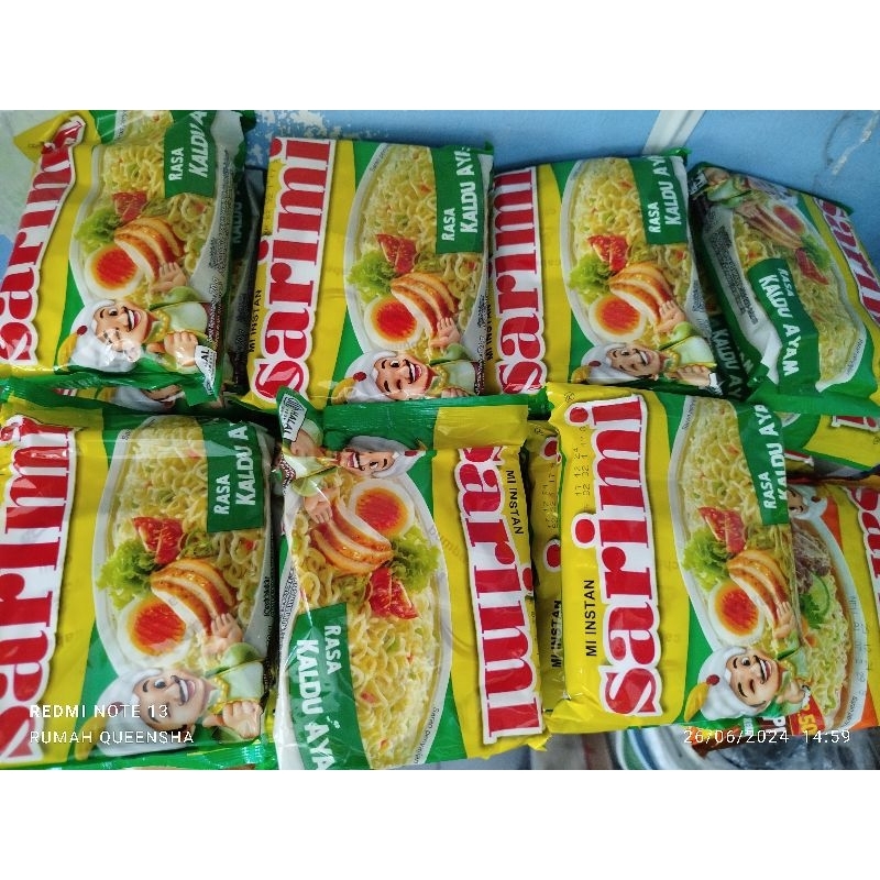 

Sarimi kaldu ayam 1 paket isi 5