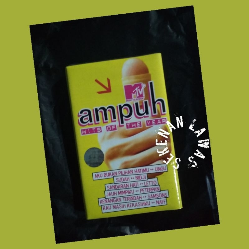 Kaset MTV Ampuh Hits Of The Year (Mulus) / Peterpan,Ungu, Rossa dll