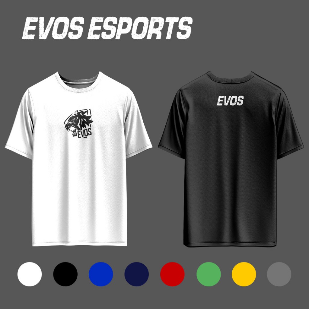 KAOS DISTRO EVOS ESPORTS PRIA WANITA UNISEX - EVOS FAMS