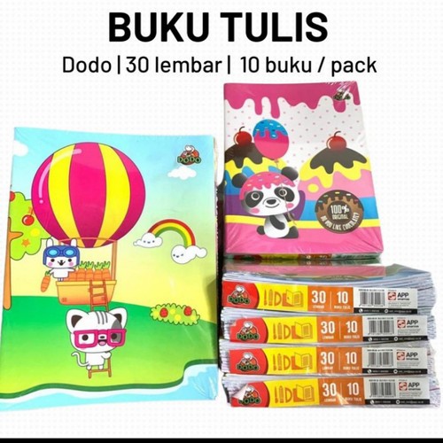 

Buku tulis Dodo isi 30 lembar