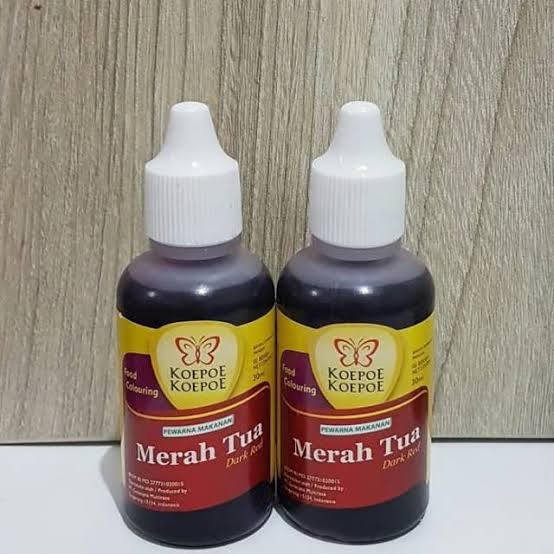 

Pewarna Makanan Merah Tua Koepoe Koepoe 30 ml