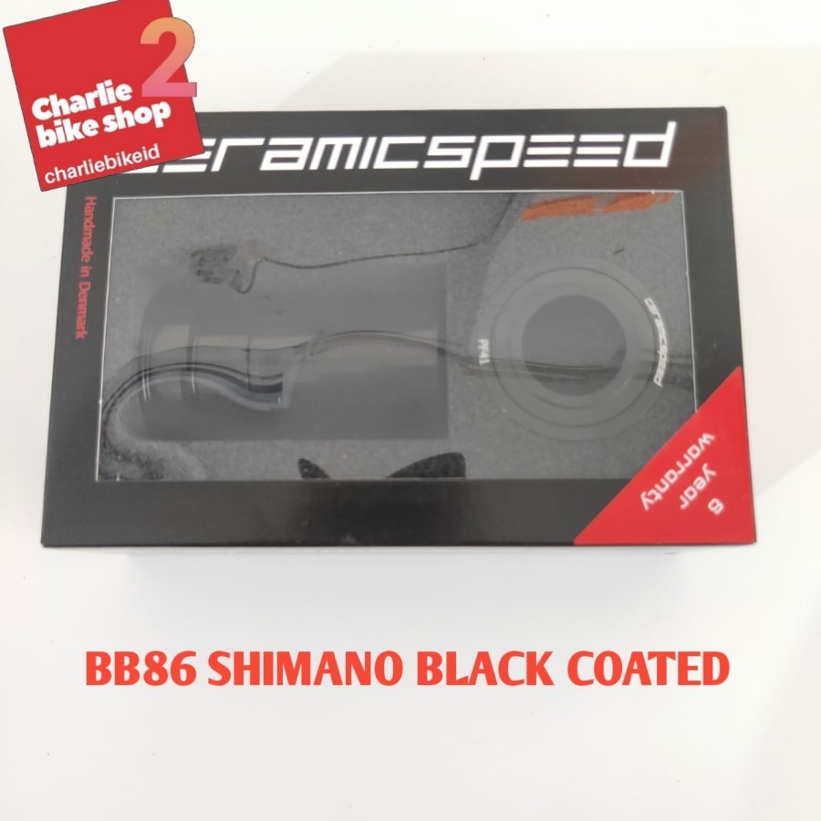 Ceramic Speed BB86 Shimano BLACK Coated - Bottom Bracket BB Pressfit
