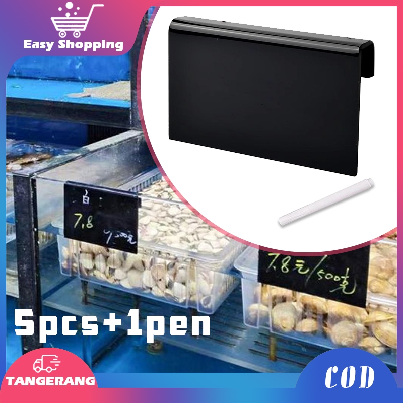 

1set Chalkboard Mini Papan Tulis Mini Papan Tulis Kapur Kecil Blackboard Mini Dengan 1 Pena