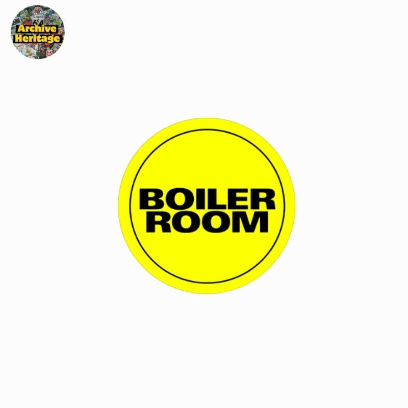 

sticker Boiler Room logo musik stiker