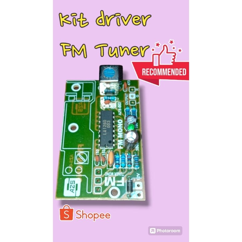 Kit Radio Tuner FM (Driver) Tuner FM