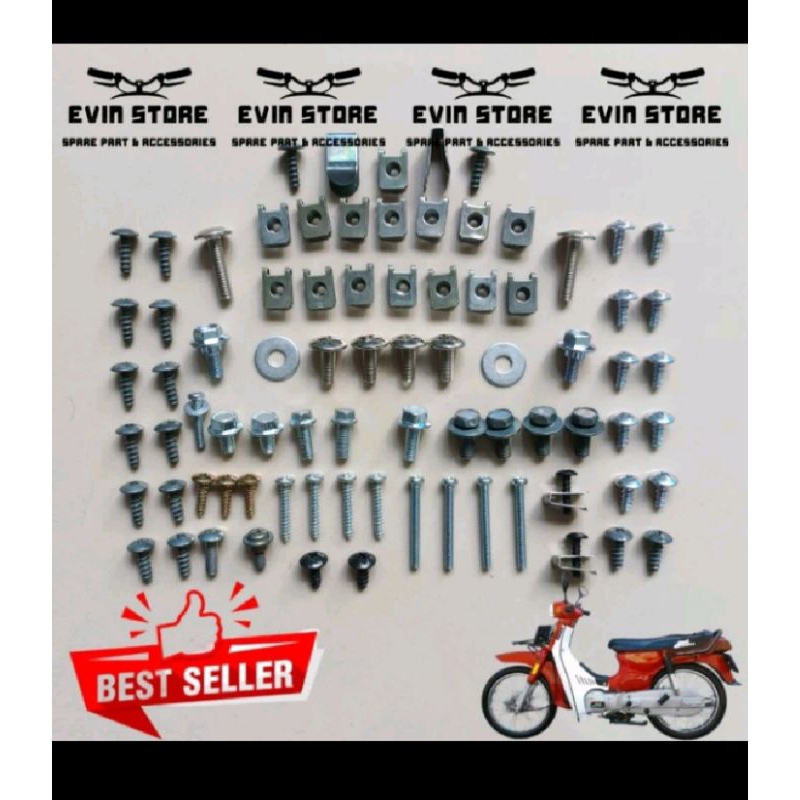 baut full body Suzuki rc 100 / baut full body Suzuki rc 100 lengkap