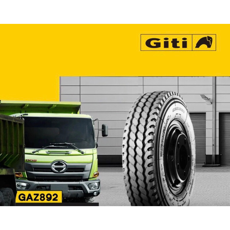 ban truck 1000 20 Giti Gaz892 ban kawat radial 10.00 R20 Full Set 16ply berikut ban dalam dan flap 1