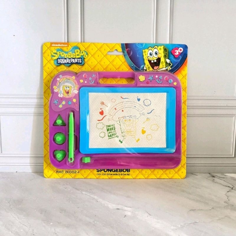 

Drawing Board Papan Tulis Warna Magnet Warna Spongebob RKC 01002-1