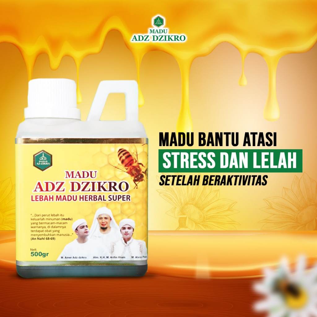 

Madu herbal Adzikro Herba dan hutanl super dan Pahit