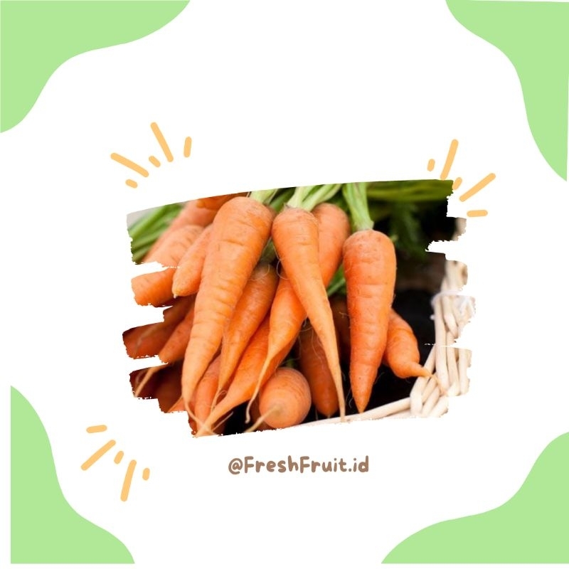 

WORTEL FRESH | KUALITAS PREMIUM (KHUSUS SAMEDAY/INSTANT) | Freshfruit.id