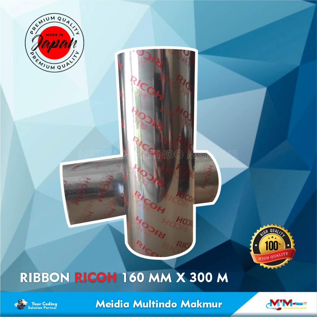 

Ribbon Ricoh Wax 160 mm x 300 m