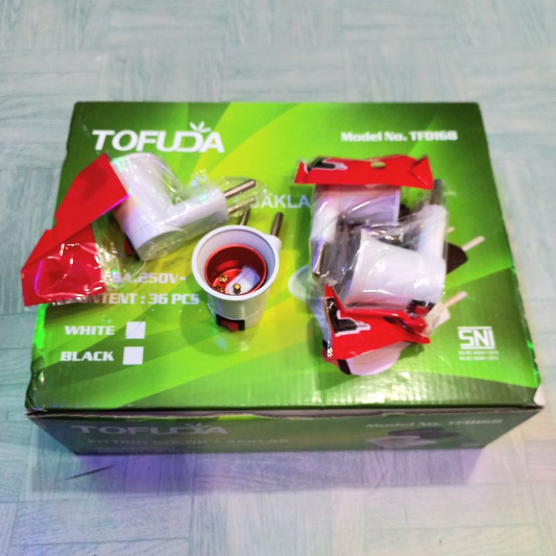 Fitting Colok Saklar On Off SNI Tofuda 168 Fitting Lampu Tidur