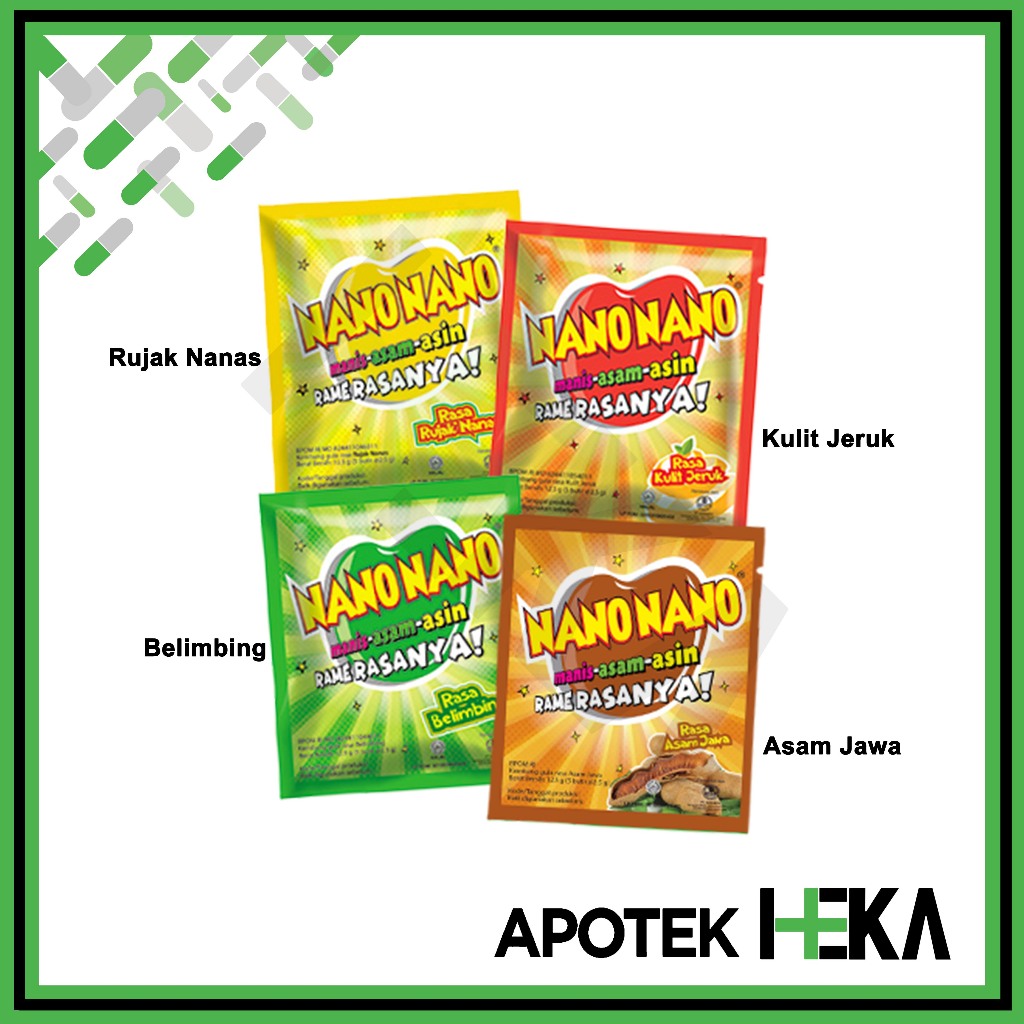 

Nano-Nano Permen Asam Manis 12 g Jeruk Belimbing Rujak Nanas Asam Jawa [Depok]