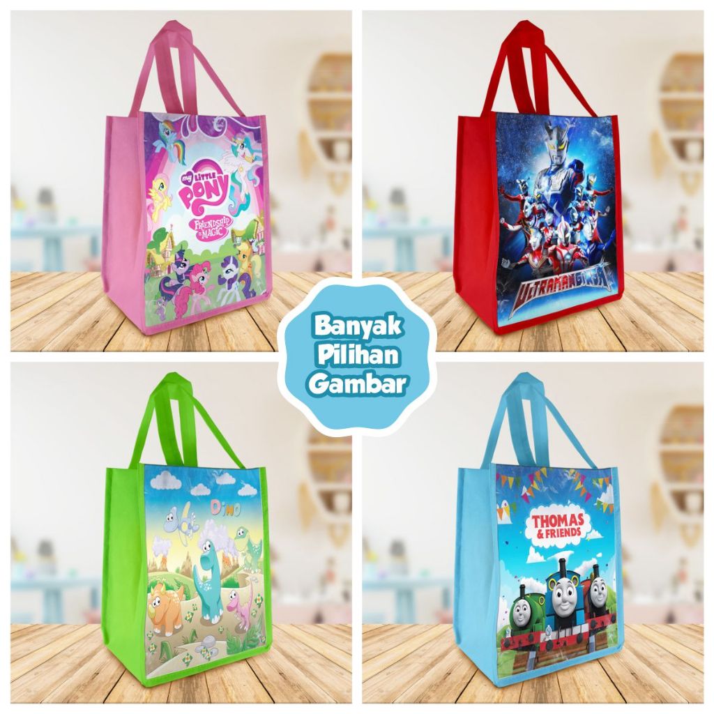 

TAS ULTAH TERLARIS / TAS ULANG TAHUN / TAS READY STOK 50gsm TIPIS POTRAIT