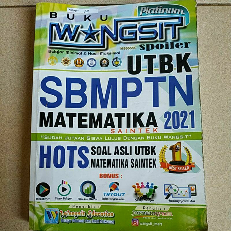 WANGSIT, UTBK/SBMPTN, MATEMATIKA 2021