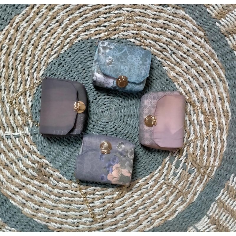 Mukena Traveling Mini Motif Bunga Batik( free sajadah)