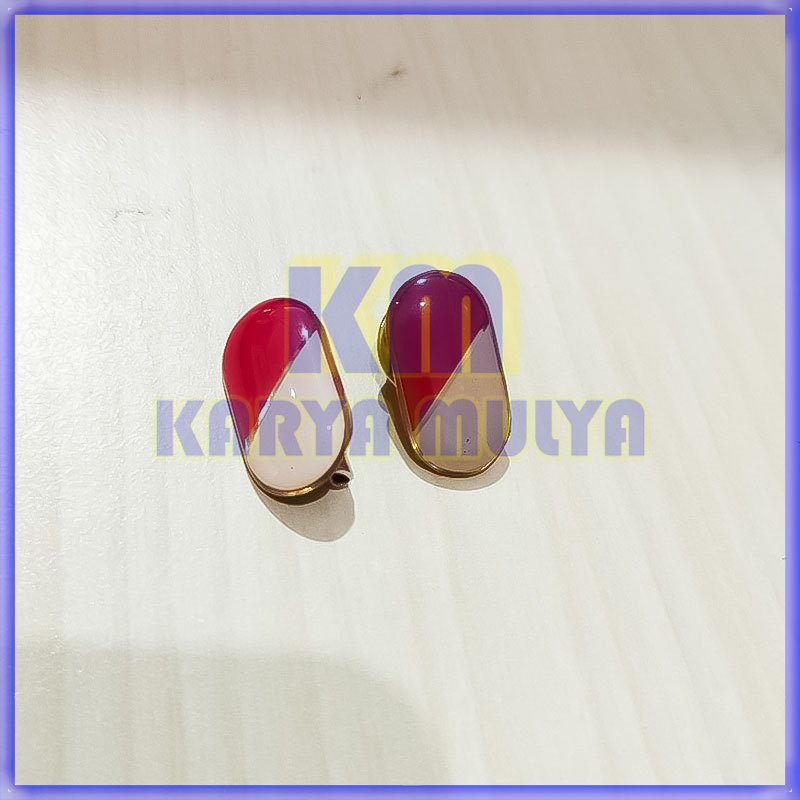 Pin Bros Bendera Merah Putih Model Oval Pin Bendera Indonesia Pin Merah Putih Oval - Karya Mulya