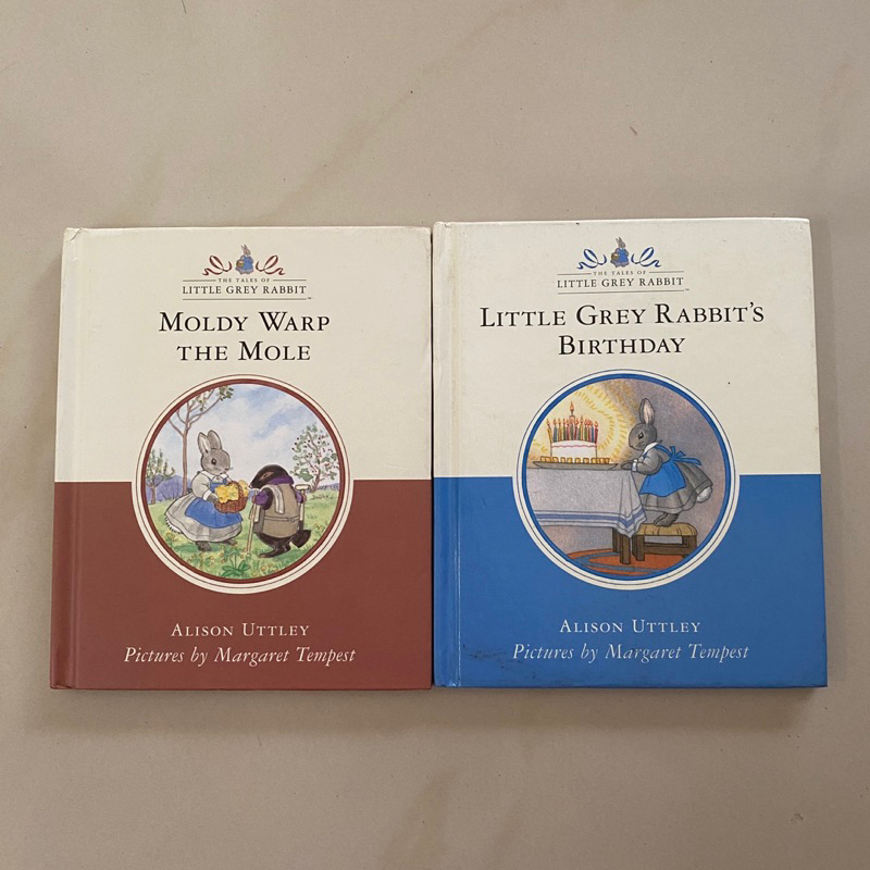 SET BOOK The Tales of Little Grey Rabbit - Moldy Warp the Mole & Little Grey Rabbit’s Birthday (RARE