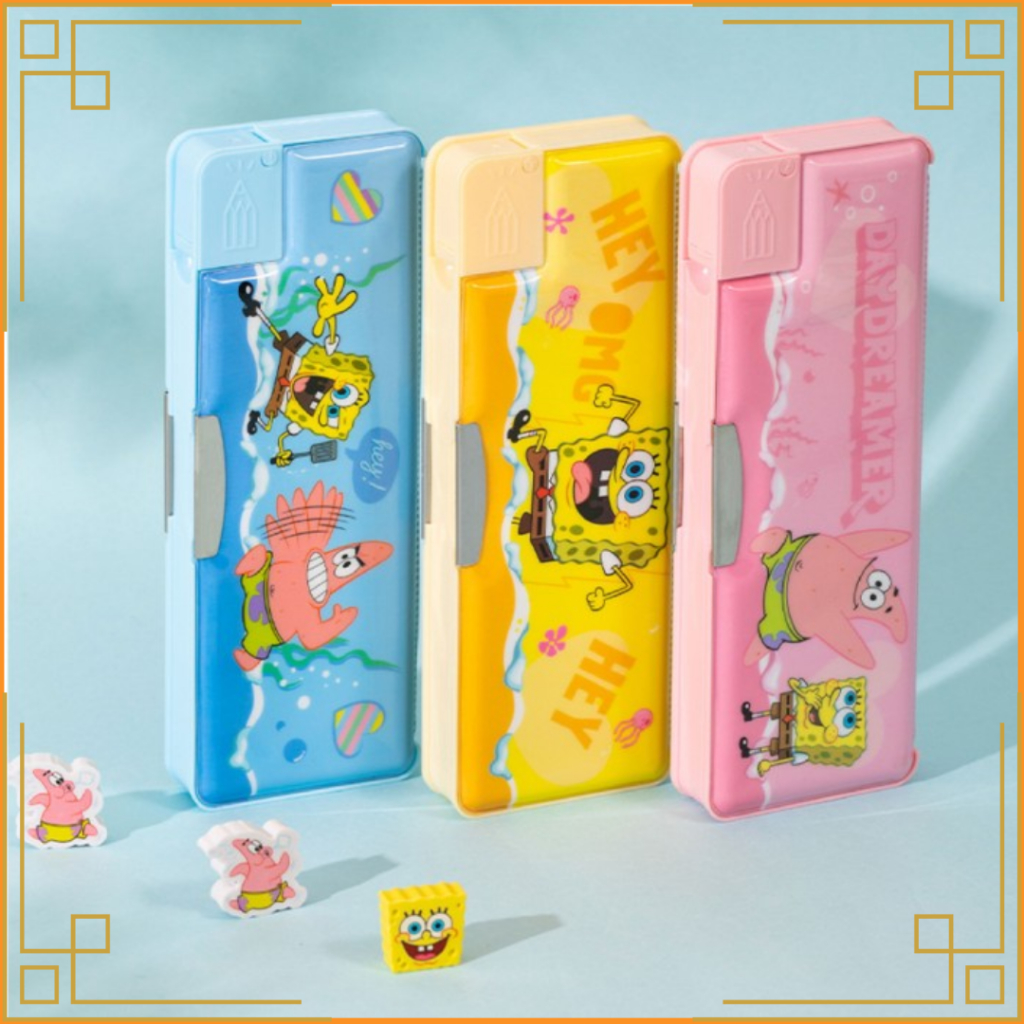 

DELI Kotak pensil magnet spongeboab H981