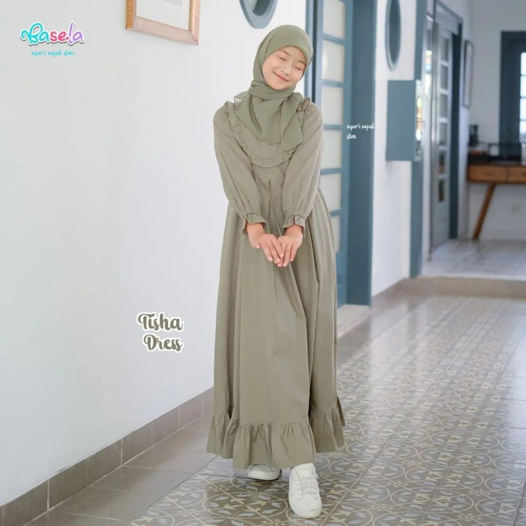 Gamis Muslim Anak Wanita Baju Muslim Gamis Remaja Anak Perempuan Terbaru