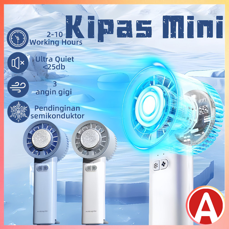 ✨COD✨kipas angin portable Mini Fan Portable Semiconductor Cooling Tech miniso kipas angin mini