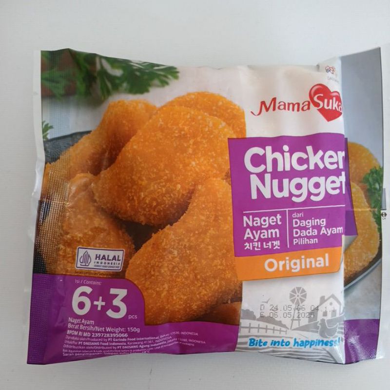

chicken nugget ayam mama suka original 150gr