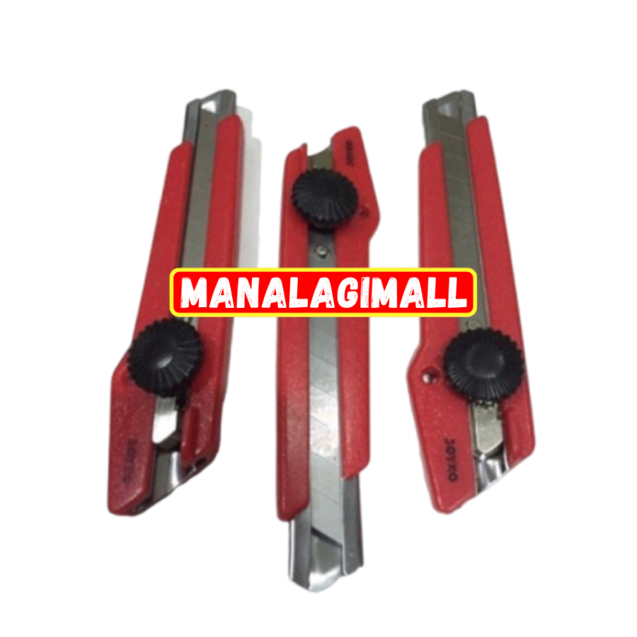 

Cutter Pisau Tajam Besar Kater Baja Stainless Anti Karat Bahan Kuat Tebal Bagus Multifungsi / Cutter Besar 18 mm Tebal / Cutter Pisau 18mm Cutter Besi Stainless Besar 5 pcs Pisau Set Cutter Pisau Pemotong Kertas