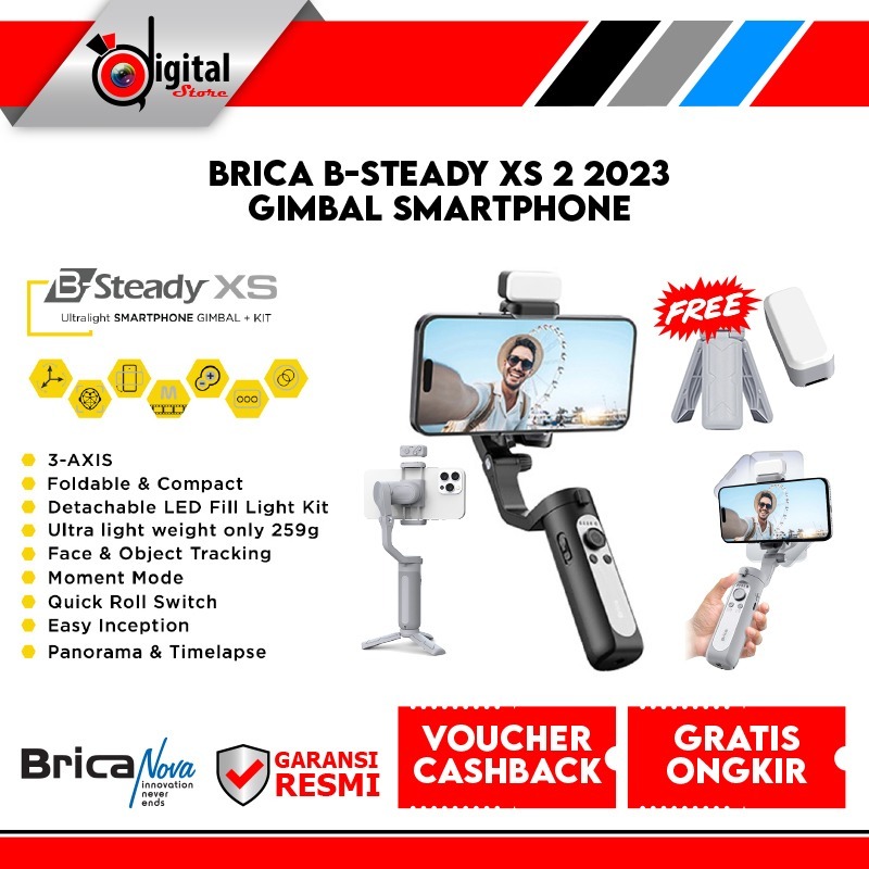 Brica B-Steady XS 2 Gimbal Smartphone 3-Axis Gimbal