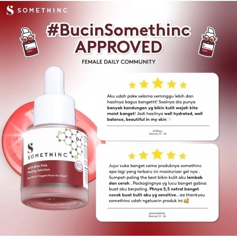 SOMETHINC AHA BHA PHA Peeling Solution Serum Eksfoliasi