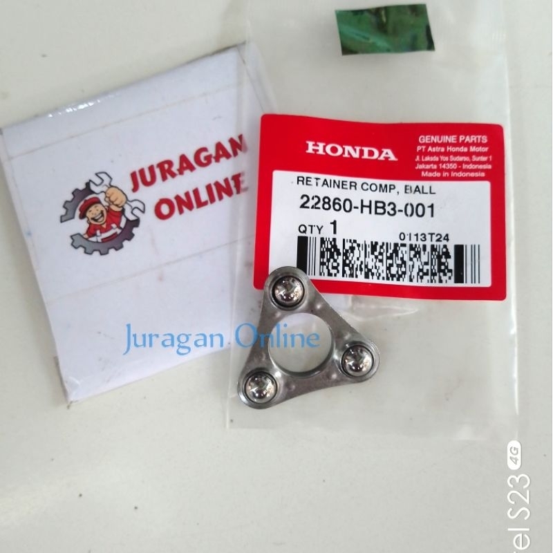 retainer comp ball pelor kopling Supra 125 Blade 125 fi kharisma karisma karisma original 22860-hb3-