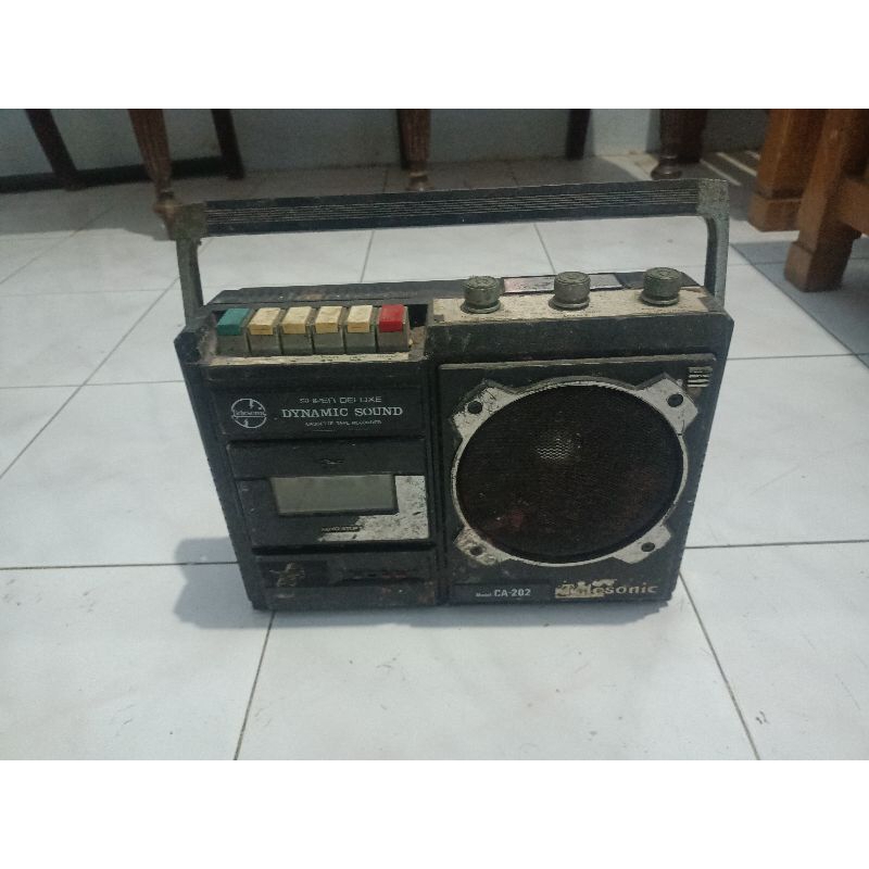 tape recorder cassete kuno lawas jadul merk telesonic