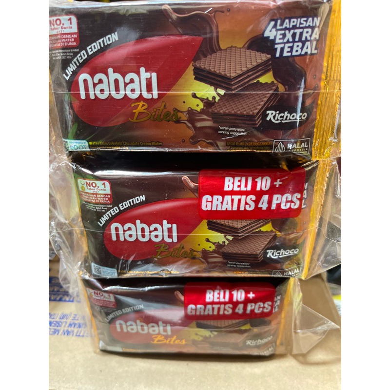 

NABATI BITES COKLAT 1000 ( ISI 14 PCS )