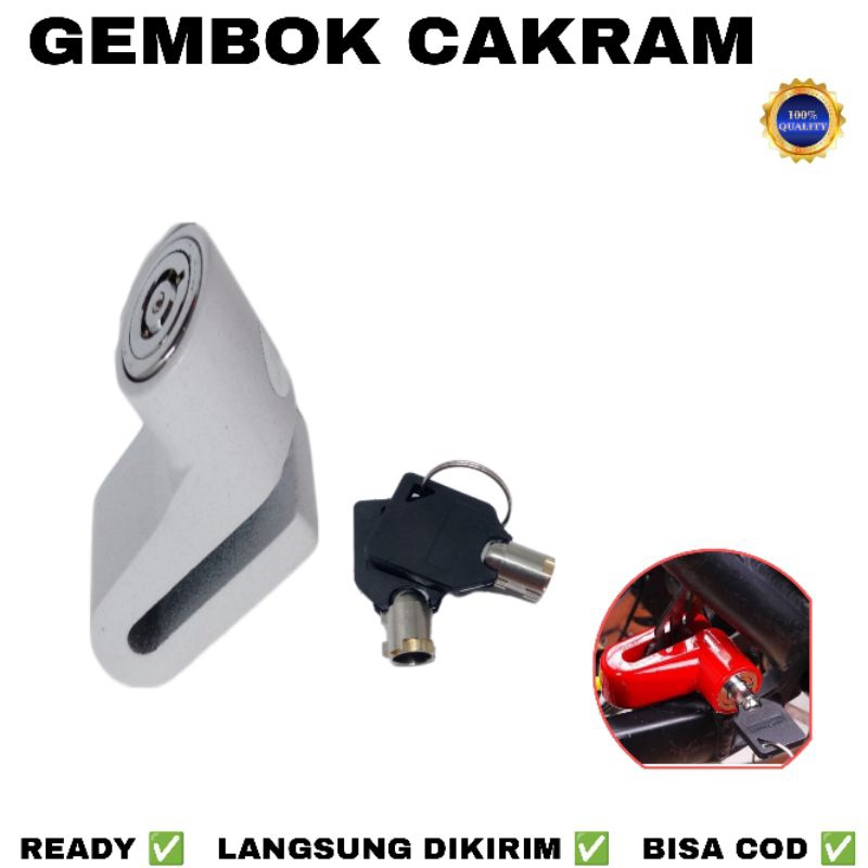 GEMBOK KUNCI CAKRAM MOTOR CNC ANTI MALING