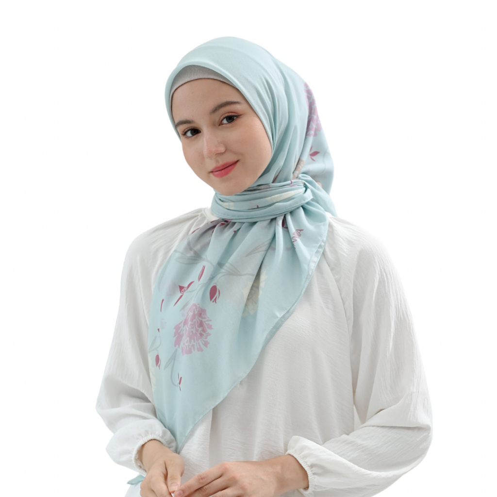 NANINA Scarf Hijab ANYELIR Serenity Ice Blue