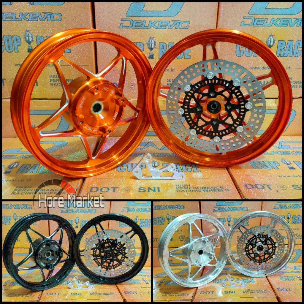 VELG DELKEVIC X1 BINTANG CUSTOM PCX 150 CBS / ABS / PCX 160 CBS / ABS - G SPEED PALANG 6 2025 2024 2
