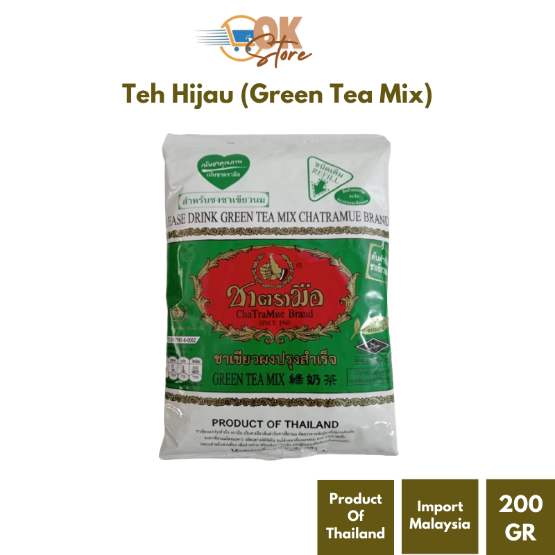 

Green Tea Mix Chatramue Brand / Teh Hijau 200 GR (Expiry 17 Juni 2026)